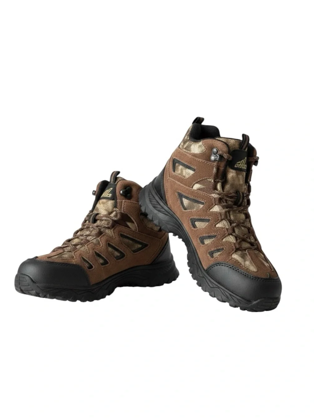 Magellan Outdoors Youth 5D Boots Fits Women's 6.5-7 Brown Camo Hiking NWOT